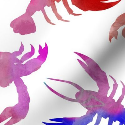 Colorful Crustaceans (White large scale) 