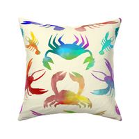 Colorful Crustaceans (Off White large scale) 