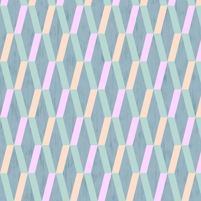 Abstract geometric pattern in mid-century style with trendy colors