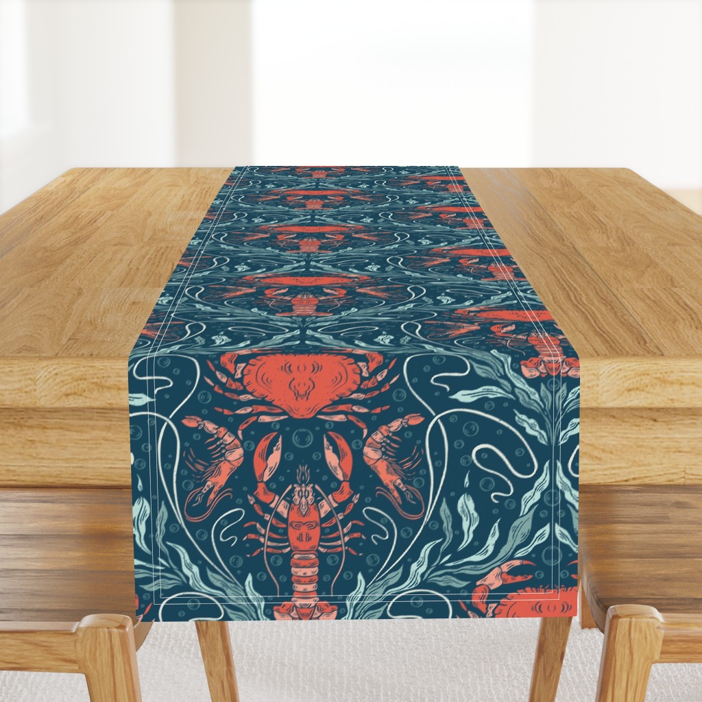 Nautical Crustaceancore Crabs, Lobster, and Shrimp - Large Scale