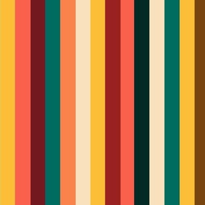 (L) Colorful Stripes