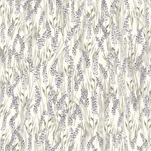 Lavender Watercolour Cream Background