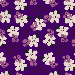 Purple Flower Wall
