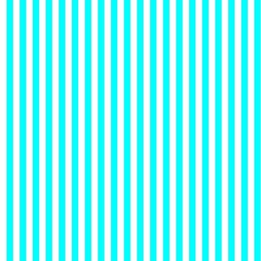 thin bright blue neon vertical stripes 