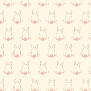 Bunny bums in deep pink