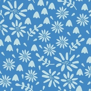 Easter daisys _ bluebell in blues medium