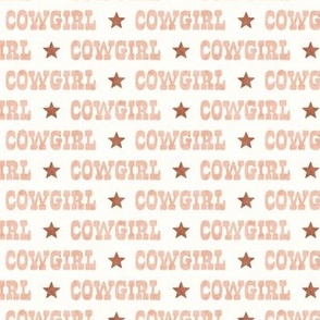 Cowgirl - Cowgirl/Cowboy Western - blush/cream - LAD24