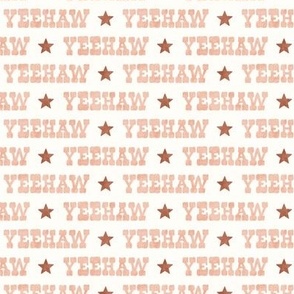 Yeehaw - Cowgirl/Cowboy Western - blush/cream - LAD24