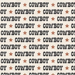 Cowboy -  Western - charcoal/cream - LAD24