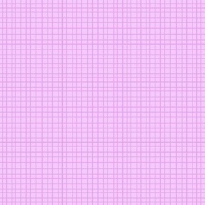 Loose Weave Blender Pattern - Small Scale - Light Magenta - Simple Textured Solid Plaid for Sewing, Interiors, and Home Decor