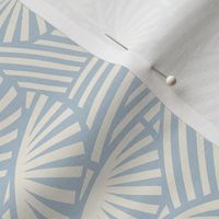 Exotic Palm Trees - Decorative, Tropical Nature in Baby Blue / Large / Eva Matise