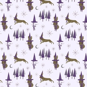 Witch Hare - light background