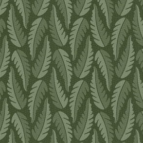 Forest Biome Ferns Cottagecore Medium Scale - Green