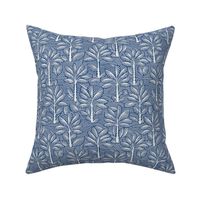 Exotic Palm Trees - Decorative, Tropical Nature in Classic Blue / Medium / Eva Matise