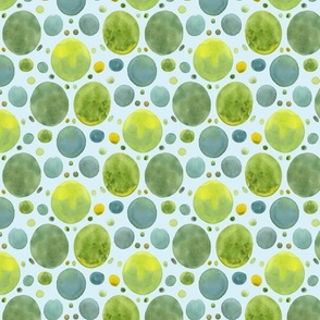 Lots of Green Dots 8” repeat