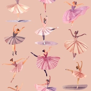 Watercolor Ballerinas