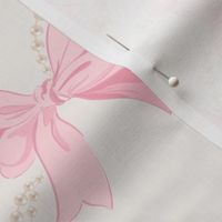 Pearly Bow_Light Pink on Cream