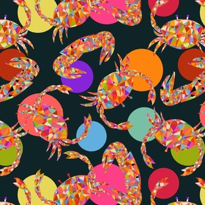 Crab Party! dark background