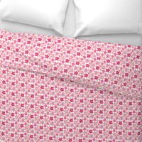 Gingham and Flowers Lt Pink Wider 150, EXTRA SMALL