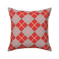 248 - Large jumbo scale Argyle classic plaid for preppy wallpaper, masculine décor, library pillows, English country golf club