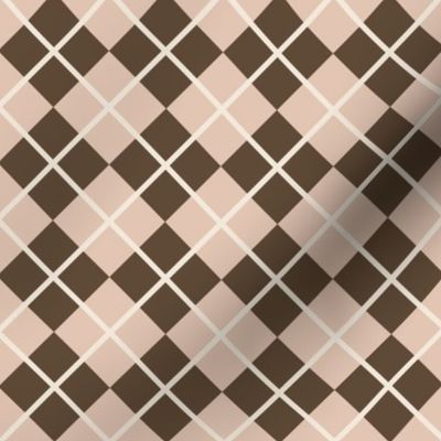 248 - Medium small scale Argyle classic plaid for preppy wallpaper, masculine décor, library pillows, English country golf club apparel, children's apparel, patchwork and quilting