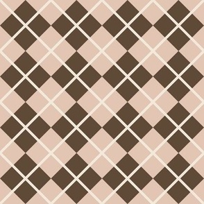 248 - Medium small scale Argyle classic plaid for preppy wallpaper, masculine décor, library pillows, English country golf club apparel, children's apparel, patchwork and quilting