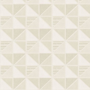 Geometric Tile - Cream
