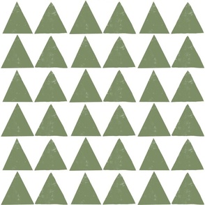 (small) rustic texture blockprint minimalistic triangles white green sage