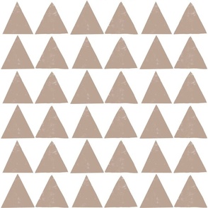 (small) rustic texture blockprint minimalistic triangles beige white