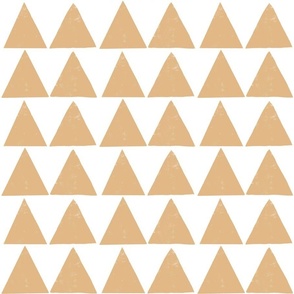 (small) rustic texture blockprint minimalistic triangles gold yellow and white