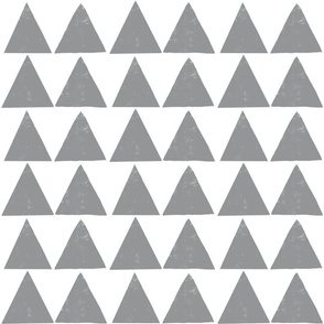 (small) rustic texture blockprint minimalistic triangles grey gray white