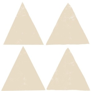 rustic texture blockprint minimalistic triangles antique white beige