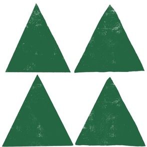 rustic texture blockprint minimalistic triangles dark green white