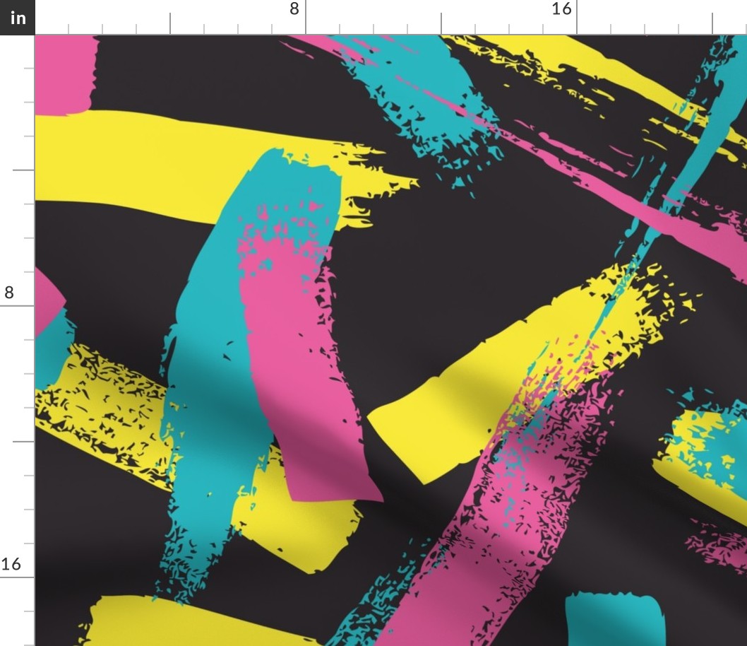 Abstract sport pattern with brushstroke