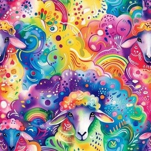 vibrant sheeps