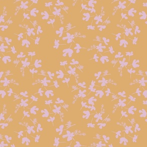 Painterly Petals - Meadow-Gold and Pink