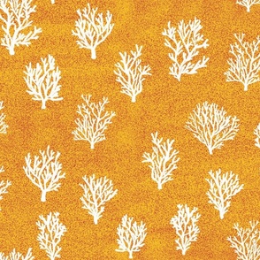 Coral reef in yellow