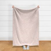 abstract waves - beige pink