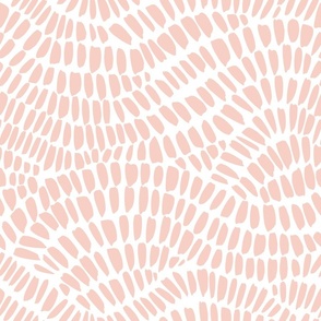 abstract waves - beige pink