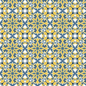 Yellow Blue tile 1