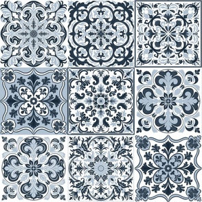 Mixed Ceramic Tiles 2 - Greys