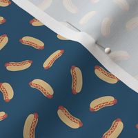 Hot Dogs - Navy Blue, Small Scale