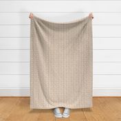 Nice Buns Novelty Fabric - Ecru, Small Scale