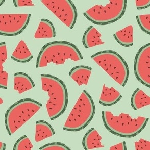 Watermelon - Green, Medium Scale