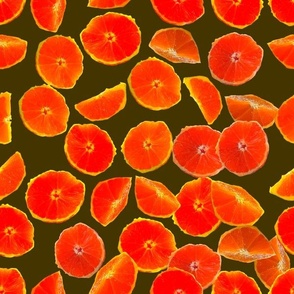 ORANGES ON DARK GREEN PHOTOGRAPHY - SMALL SCALE