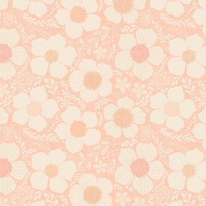 Daffodil party in peach (small)
