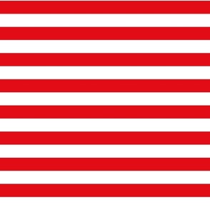 Pattern Of Red And White Horizontal lines