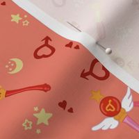 sailor mars scout themed pattern 