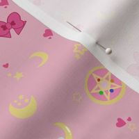 sailor scout moon themed pink 