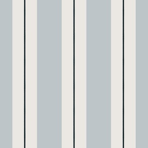 Coastal Classic: Summer Freshness and Seaside Vibes - dark and pale blue stripes L